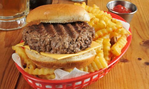 Junkfood gegen Prostatitis